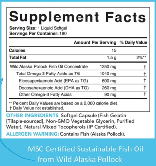 Omega 3 Fish Oil Triple Strenght (150 capsulas) - Sports Research - comprar online