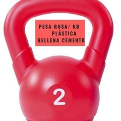 Pesa Rusa Plástica (2 Kg) - MM Fitness