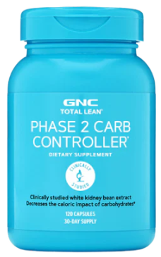 Phase 2 carb controller x 120 caps - GNC