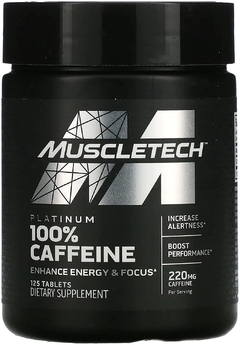 Platinum Caffeine (125 tabletas) - Muscletech