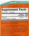 Potassium Citrate 99mg x 180 caps - Now Foods - comprar online