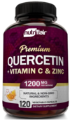Quercetin + Vita C y Zinc 1200mg x 120 caps - Nutriflair