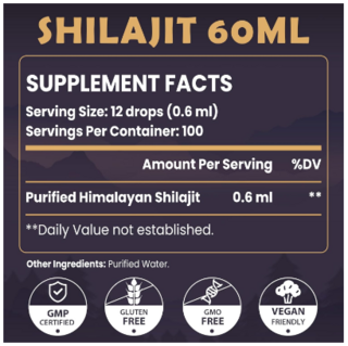 Shilajit from himalayas liquid form (60ml) - Elik and Dur - comprar online