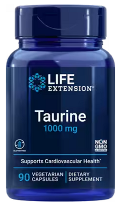Taurine 1000mg x 90 caps - Life Extension