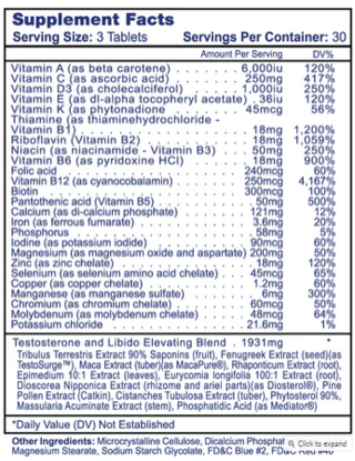 Testovite Testosterone Boosting (90 tabs) - Hi Tech Pharmaceuticals - comprar online