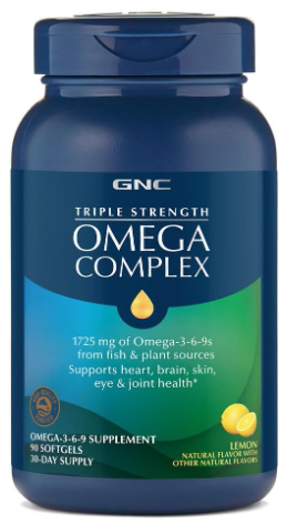 TripleStrength Omega Complex 3 6 9 (1725mg x 90 caps) - GNC