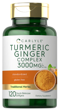 Turmeric Ginger Complex 3000mg x 120caps - Carlyle