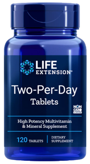 Two per day Multivitamin (120 tabs) - Life Extension