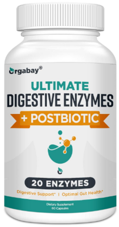 Ultimate Digestive enzymes + postbiotic (60 caps) - Orgabay