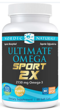 Ultimate Omega Sport 2x (60 softgels) - Nordic Naturals