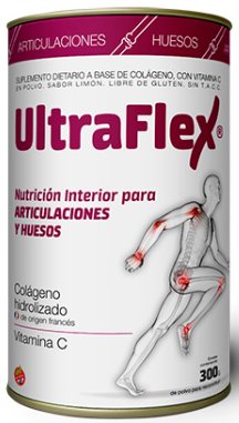 Ultra Flex Colageno hidrolizado con vitamina C 300g - TRB pharma