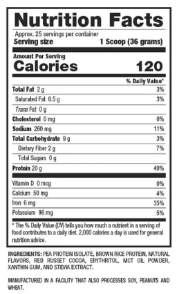 Vegan Protein (1.8 lbs) - BPI - comprar online