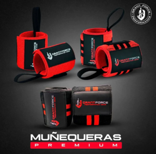 Vendas para muñecas roja 7.5 x 40cm PREMIUM IMPORTADA - MM Fitness