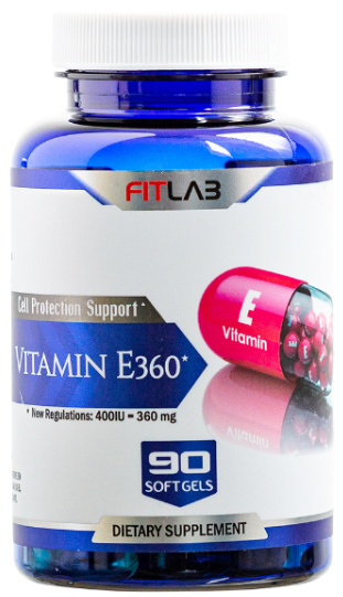 Vitamin E360 (400ui = 360mg x 30 gels) - FitLab