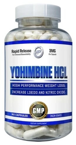 Yohimbine HCL (3mg x 90 caps) - HiTech