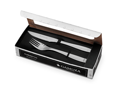 Gamuza - Set Cubiertos 12 Piezas con Cuchillo Asador