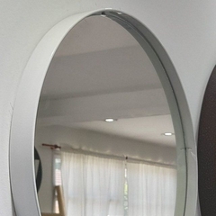 Espejo circular 80 cm Hierro BLANCO - comprar online