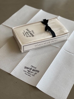 Pack toallas de papel de invitados - Towel and soap - 20 unidades en internet