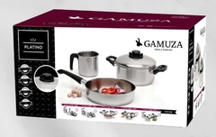 GAMUZA - SET PLATINO BASIC - ACERO INOXIDABLE - comprar online