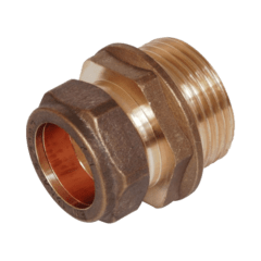 Conector Latão Metal Cobre  22mm x1" Compressão para tubo de cobre