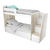 CAMA CUCHETA 80 CM CON ESCALERA LATERAL Y CON CAJONES Art Sku 1704-9 - Mueblin Hogar