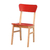 Silla Plastica Con Respaldo y Patas de Madera x2 Unidades Art Sku BSO01 - comprar online