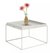 MESA RATONA CUADRADA HAY WHITE CAÑO DE 75X75X40 CM - comprar online