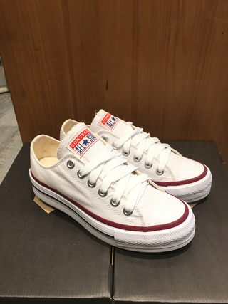 SNEAKERS "ALL STAR" LONA BLANCA BASE ALTA - comprar online