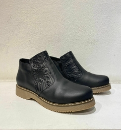 BOTAS INDIA CUERO NEGRO