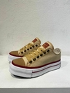 SNEAKERS ALL STAR LONA BEIGE BASE ALTA - Le Scarpe