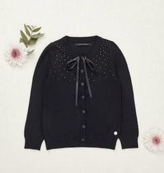 Cardigan shine negro