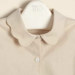 Blusa de poplin Mica con cuelo en O en internet