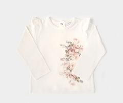 Remera flores frabdes