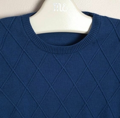 SWEATER DE ALGODON CON ROMBOS - comprar online