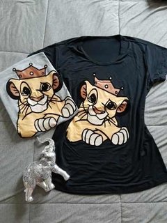 Camiseta Rei Leão Simba T-shirt Feminina - comprar online