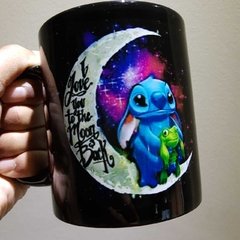 Caneca preta Stich