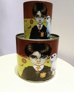 Caneca Harry Potter + tubo lata