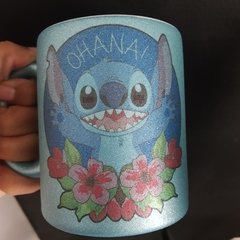 Caneca Stitch glitter