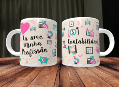 Caneca Profissões - Contabilidade