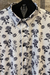 Camisa Para Hombre Estampado Rosas Blanco y Negro - comprar online