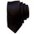 Corbata Negra Textura Plana (Slim) - comprar online