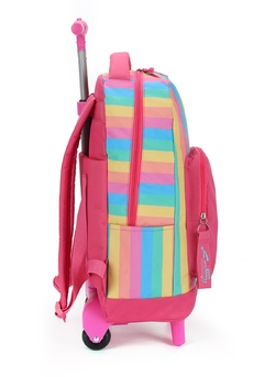 Mochila Carrinho Luxcel Power Girl Mc47196pg Pink - Lilac Modas Bolsas e Acessórios 