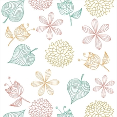 Papel de Parede Vinílico Floral 88 na internet