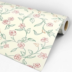 Papel de Parede Vinílico Floral 103