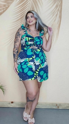 Macaquinho Feminino Plus Size Pamela - Clau Amorim Store