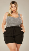 Body Feminino Regata Plus Size Emma