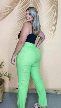 Calça Feminina Plus Size de Linho Betina - comprar online