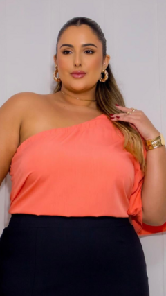 Blusa Feminina Plus Size Nula Manca Thaís na internet