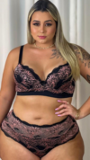 Conjunto Feminino de Lingerie Plus Size Mary