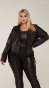 Jaqueta Feminina Plus Size Cirrê